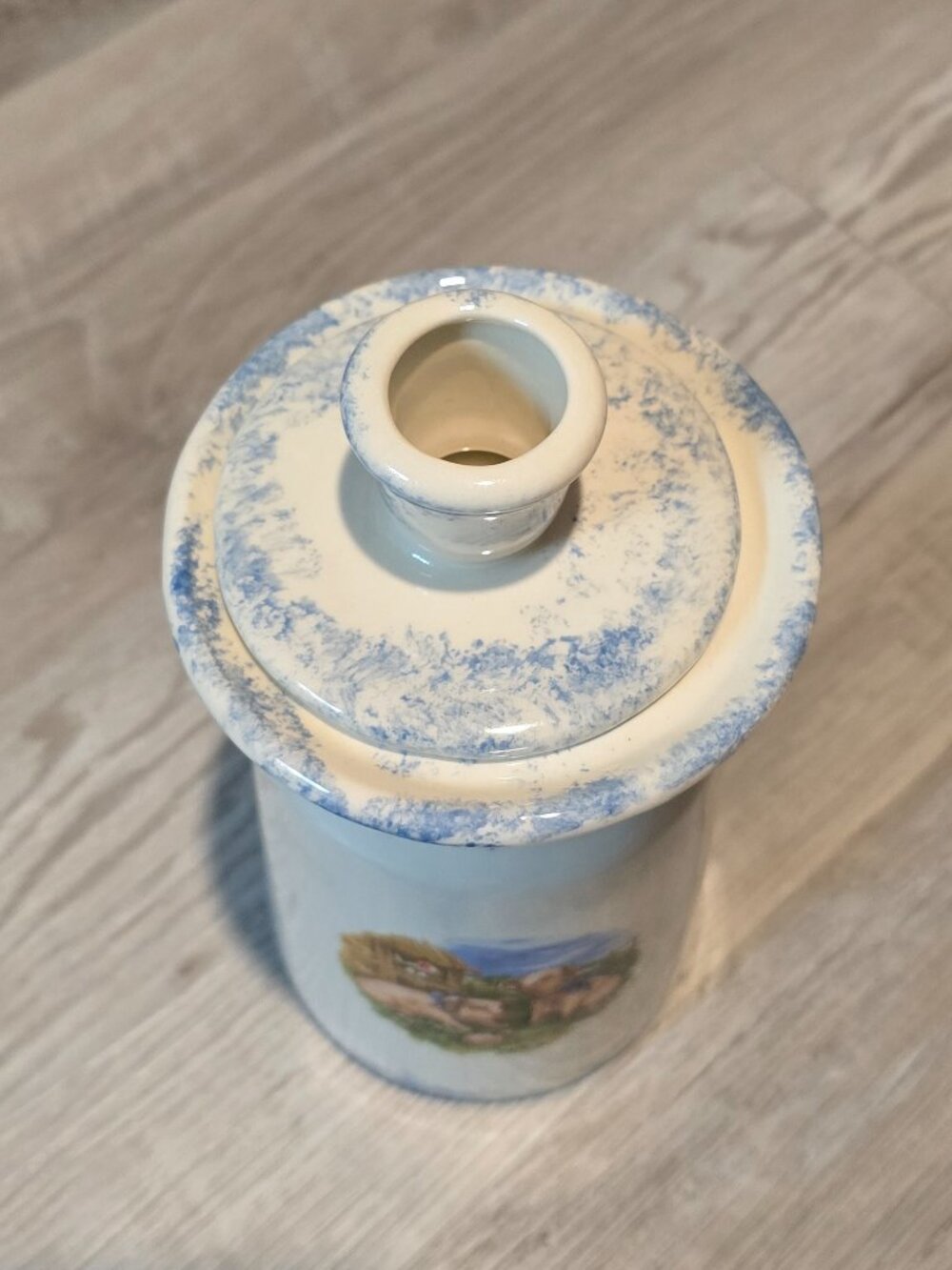 Vintage Farmhouse Ceramic Pig Family Canister Jar - Picture 3 of 7